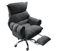 ZUOZUIYQ Chaise de Bureau Ergonomique High Back avec Repose-tête et accoudoirs et accoudoirs Chaise d'ordinateur Gris foncé pour Les Jeux et Le Travail de Chaise de Chaise de vanité à Roue