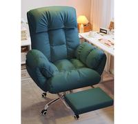 ZUOZUIYQ Chaise de Jeu Ergonomique avec Dossier de Pied caché réglable et Plate-Forme latérale Meubles de Bureau exécutif pour la Chambre de Bureau d'étude Gray (A)