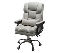 ZUOZUIYQ Chaise de Jeu Ergonomique pour Adultes Chaise de Bureau de Back-Office High Back Office avec Un Lifting en métal et Chaise étudiante pour Chambre à Coucher ou Salon à l'accent Gris.
