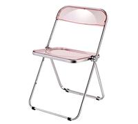 ZUOZUIYQ Chaise de Salle à Manger Pliante Transparente Moderne pour décoration intérieure Minimaliste