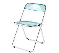 ZUOZUIYQ Chaise de Salle à Manger Pliante Transparente Moderne pour décoration Minimaliste de la Maison
