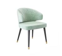 ZUOZUIYQ Chaise de Salle à Manger rembourrée en Velours du Milieu du siècle avec Design Ergonomique pour Chambre à Coucher et Cuisine Chaise d'accent Moderne pour Chaise en Velours Vert Dames avec