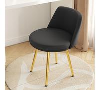 ZUOZUIYQ Chaise de vanité de Maquillage, chaises de Salle à Manger à Accent Moderne Chaise de Bureau d'ordinateur rembourré en Cuir en Cuir, pour Le Restaurant de la Chambre à Coucher (Couleur: