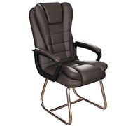 ZUOZUIYQ Chaise d'ordinateur Ergonomique Style High Back Style avec Coussin de siège Double idéal pour Le Bureau et Les Jeux (Marron)