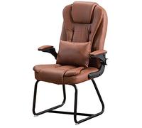 ZUOZUIYQ Chaise invitée de Bureau Moderne avec Bras PU en Cuir chaises de Salle d'attente