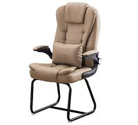 ZUOZUIYQ Chaise invitée de Bureau Moderne avec Bras PU en Cuir chaises de Salle d'attente Robustes et Chaise latéral de conférence Confortable pour Les Jeux et l'utilisation de
