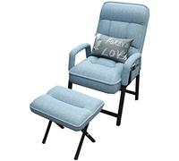 ZUOZUIYQ Chaise paresseuse en Tissu avec Chaise de Salon à l'intérieur avec Appui-tête et Chaise inclinable de Poche latérale avec accoudoirs et Ajustement de Dossier à 5 Vitesses pour la Chambre