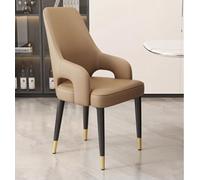 ZUOZUIYQ Chaises de Salle à Manger en Cuir Moderne Ensemble de 4 avec Dossier Confortable et accoudoirs Meubles de Cuisine élégants pour la Chambre et Le Bureau du Salon