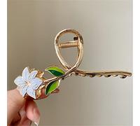 ZUOZUIYQ Cliffes de griffes, accessoires de cheveux, cheveux fleurs griffes femmes Clips de cheveux en métal Grab des épingles à cheveux de requin accessoires HJ2261G HJ2261G