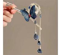 ZUOZUIYQ Clips de griffes, accessoires de cheveux, coréens Blue Butterfly Fishtail Clips For Women Eping Hair Hair Claw Clip Clix de coiffure 2 (Couleur: 108) Bleu (couleur: 2)