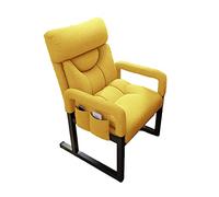 ZUOZUIYQ Fauteuil d'aile Jaune Moderne avec Chaise Salon Confortable à pédale pour Salon sédentaire âgé