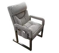 ZUOZUIYQ Fauteuil d'ailes Moderne avec Repose-Pieds Confortable Chaise Longue pour la Conception de la Chute Anti-Tombe âgée idéale pour Le Salon Petit Ordinateur Home Office steil somet Motif