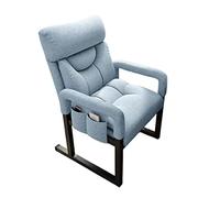 ZUOZUIYQ Fauteuil Moderne à wingback Bleu avec pédale pour Le Confort de Personnes âgées dans Le Salon Petite Chaise d'ordinateur pour Le Style de Vie sédentaire