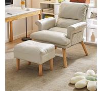 ZUOZUIYQ Fauteuil Temkin, Fauteuil inclinable canapé et Set de Pied, chaises de canapé-baignade 6 Positions Plai de Salon inclinable réglable pour Chambre à Coucher de Salon 150 kg, pour Le Bureau et