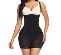 ZUOZUIYQ Gaine Amincissante colombienne pour Femmes, Taille Haute et rehausseur de Fesses, contrôle du Ventre, Crochets réglables latéraux et Fermeture éclair S-6XL