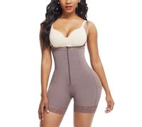ZUOZUIYQ Gaine Amincissante complète pour Femmes, Corset Amincissant, Levage des Fesses, contrôle du Ventre, Fermeture éclair, Sangle d'épaule Amovible