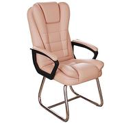 ZUOZUIYQ High Back Ergonomic Racing Style Chaise D'ordinateur avec Conception de Pied d'arc et Coussin à Double siège pour Salle de réunion de Bureau Rose