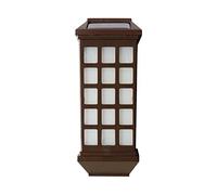 ZUOZUIYQ Lampes murales Appliques Porche Extérieur Mural LED Lampes Solaires Longue Fenêtre Style de Panneau Applique Murale Solaire Lampe de Étanche (Lumière Blanche)