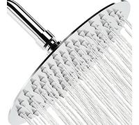 ZUOZUIYQ Main, tête Pluie 8 Pouces, Pomme de Douche Haute Pression Acier Inoxydable pour douches Faible débit avec Joint à Billes en métal réglable et Auto-Nettoyage