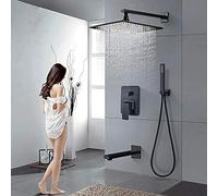 ZUOZUIYQ Orb - Ensemble de robinets de Douche, Pomme de Douche, Bec de Baignoire pivotant, Triple Voie C, mitigeur à poignée Unique