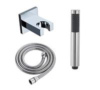 ZUOZUIYQ Ordinateur Pomme Poche chromée générique Jeu Haute Pression pulvérisateur la tête à Main Universelle avec Tuyau Douche en Acier Inoxydable de 1,5 m et Laiton