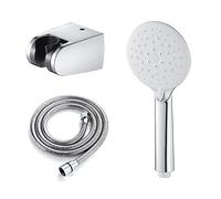 ZUOZUIYQ Pomme de Douche avec Manteau de Douche à Main générique Ensemble de Pomme de Douche à Main Universelle avec Une Eau à 3 Mode, ABS Pulporteur de Douche à Haute Pression à Haute Pression avec