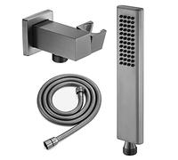 ZUOZUIYQ Pomme de Douche avec Ordinateur de Poche générique pondiques de Douche à Main générique Ensemble de Pomme de Douche à Main Universelle Gris Ensemble de Douche en Laiton Haute Pression