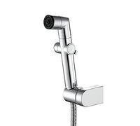 ZUOZUIYQ Pulvérisateur de Bidet à Main pour Toilettes, Shattaf chromé 2 Fonctions, Support de pulvérisation en ABS, Tuyau de Douche en Acier Inoxydable, Ensemble (Ensemble de pulvérisation)