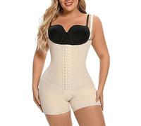 ZUOZUIYQ Shapewear Body Soutien-Gorge Femmes Grande Taille Plongeant Body Ouvert Entrejambe Utilisation Quotidienne Body Combinaison