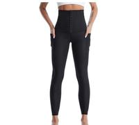 ZUOZUIYQ Short de Compression pour Homme, contrôle du Ventre, Taille Haute, sous-vêtements Amincissants Anti-bouclage, Leggings athlétiques, Couche de Base