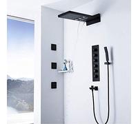ZUOZUIYQ Shower Head Shower System, Shower Faucet Set with Tub Spout and Rain Shower Head Wall Mounted Shower Set,Easy Installation Eco Friendly Beauty Comes