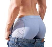 ZUOZUIYQ SMens sous-vêtements rembourrés Respirant Maille Booty Booster Shapewear Dos agrandir Fesses Push Up Culotte