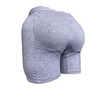 ZUOZUIYQ sous-vêtements rembourrés rehausseur de Hanche pour Hommes, Boxer en Coton pour Le modelage des Fesses des Cuisses, Culotte Push Up Pad Courte
