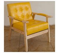 ZUOZUIYQ Volchair rembourré en Cuir Moderne du Milieu du siècle pour Salle à Manger de Salon ou Bouton de Chambre à Coucher