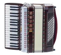 Zupan Accordeon Palissandre 72 Boutons Basse 34 Touches 5+1 Registre Étui Sangle