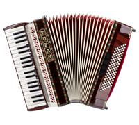 Zupan Piano Accordéon Palissandre 96 Basse 38 Touches en Bois Set Etui Sangle