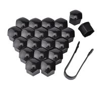 Zuphte Cache Vis pour Nissan Teana Livina Sylphy Tiida Sunny March Murano Geniss Juke, 20 Cache-vis de moyeu Automatique (19mm Noir)