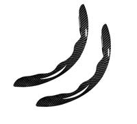 Zuphte Couvre Volant Voiture pour Chevrolet Equinox/Equinox PHEV Trax Camaro Corvette Silverado Housse de Protection pour Volant de Voiture (Style Fibre de Carbone Noir)