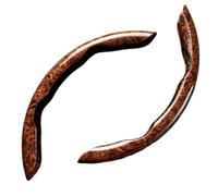 Zuphte Couvre Volant Voiture pour Chevrolet Malibu XL Monza Orlando Aveo Housse de Protection pour Volant de Voiture (Volant Marron Aspect Bois)