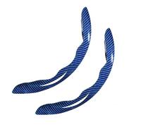 Zuphte Couvre Volant Voiture pour Chevrolet Malibu XL Monza Orlando Aveo Housse de Protection pour Volant de Voiture (Style Fibre de Carbone Bleu)