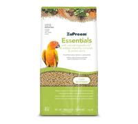 ZuPreem Essentials Aliment pour Oiseaux de Compagnie - Ingrédients naturels - Aliment pour Oiseaux indiqué pour inséparables, cacatoès NINFA, corras argentins et Autres Oiseaux Moyens - 1 kg