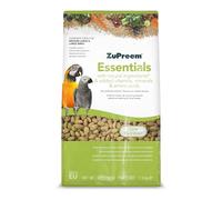 ZuPreem Essentials Aliment pour Oiseaux de Compagnie Ingrédients naturels pour perroquets Gris, aras, cacatoès, caïques et Oiseaux Moyens-Grands et Grands 1,5 kg