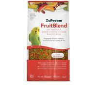 ZuPreem Multifruits Aliment pour Oiseaux de Compagnie - Fruits et vitamines - Aliment pour Oiseaux indiqué pour perruches, perruches australiennes, Petits perroquets et Autres Petits Oiseaux - 1 kg