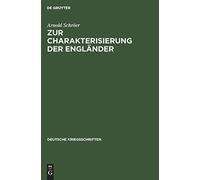 Zur Charakterisierung Der Engländer