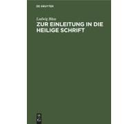 Zur Einleitung In Die Heilige Schrift