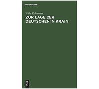 Zur Lage Der Deutschen In Krain