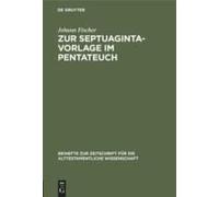 Zur Septuaginta-Vorlage Im Pentateuch