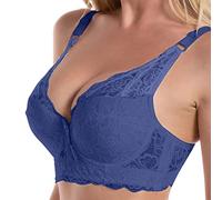 ZURBAA Femme Soutien-Gorge Confort Stretch Dentelle Bra Push Up Underwear Lingerie Top avec Armature