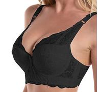 ZURBAA Femme Soutien-Gorge Confort Stretch Dentelle Bra Push Up Underwear Lingerie Top avec Armature