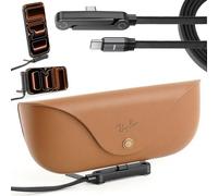 ZURCAS Support de charge pliable compatible avec boîtier de charge Ray Ban Meta/Display et téléphone, câble de charge multifonction USB C vers USB C 240 W pour boîte à lunettes intelligente